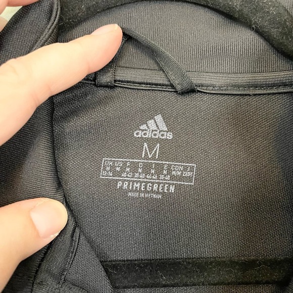 ADIDAS Women's Black Tiro Training Pride Stripe Front Zip Track Jacket Medium - Picture 9 of 11